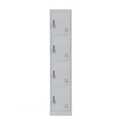 China KD Structure Office Four Doors H1850mm Metal Locker Cabinets for sale