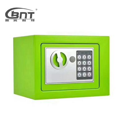 China Colorful Mini Fireproof Safe Box Metal Hotel Safes With Electronic Digital Lock for sale