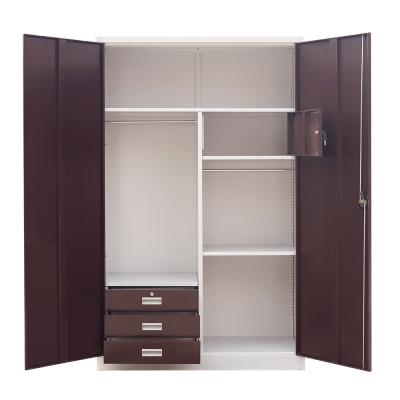 China Easy Install Metal Wardrobe Closets For Hotel RAL Color 0.5-1.2mm for sale