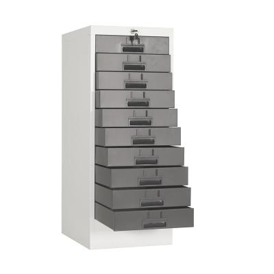 China Ten Drawers Drawer Filing Cabinet Tall White Chest Of Drawers Thin Storage Cabinet for sale