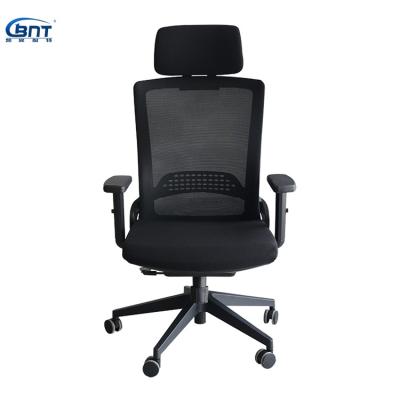 China Modern High Back Executive Chair Ergonomic Mesh Office Chair With Headrest for sale