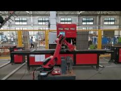 Automatic Bending And Welding Production Line For Shelf Boards Of Metal Cabinet