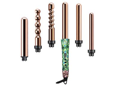 China Private Label Interchangeable Curling Iron Set 1 Hour Auto Shut Off For Salon for sale