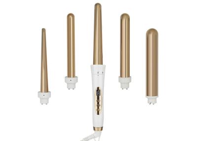 China Household 5 In 1 Curling Iron Set With 5 Interchangeable Ceramic Barrels for sale