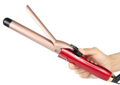 China Electric Ceramic Wave Wand Curling Iron Rotate Wave Styler with LCD Display for sale