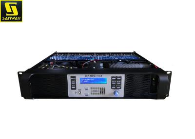 China DSP Amplifier 2 Channel Digital Professional Amplifier with Ethernet for sale