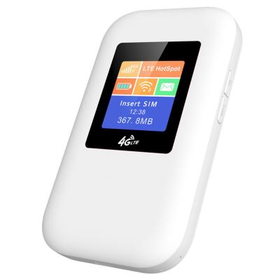 China 2.2 Inch Display Portable Mobile WIFI Router 4G MIFI With Sim Card 300Mbps for sale