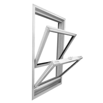China OEM Up And Down UPVC Double Hung Window Slim Frame for sale