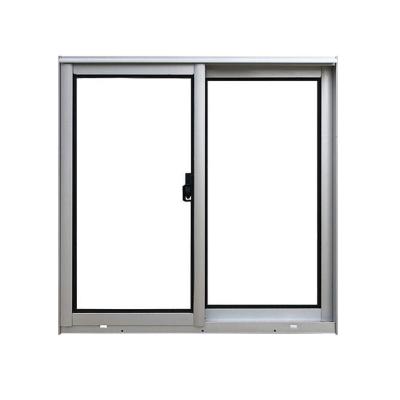 China Modern Apartment Aluminium Glass Sliding Doors UPVC Windows With Mesh for sale