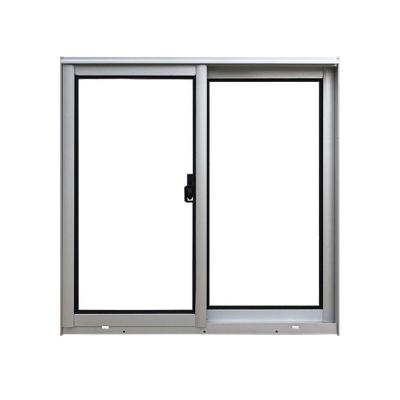 China Touch Lock Aluminum Alloy Sliding Window 27 Mm Series No Screen for sale