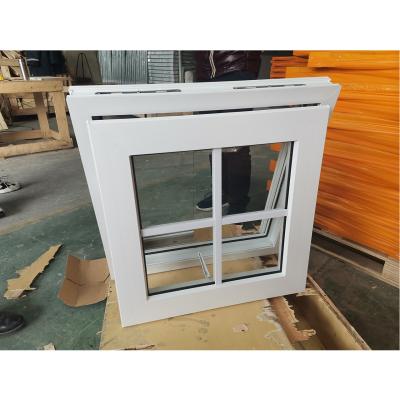 China PVC Vinyl Top Hung 24x36 Awning Window Vertical for sale