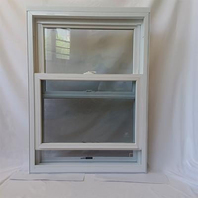 China 105 Series Fixed UPVC Double Hung Window With Tilt Hurricane Impact for sale