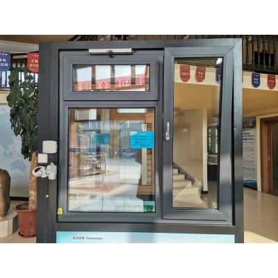 China Simple Design Aluminum Windows Triple Glazed Tilt Turn Window Residential for sale