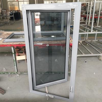 China Puerta de ventana de acristalamiento de bahía marco de aluminio ventanas de triple acristalamiento de PVC en venta