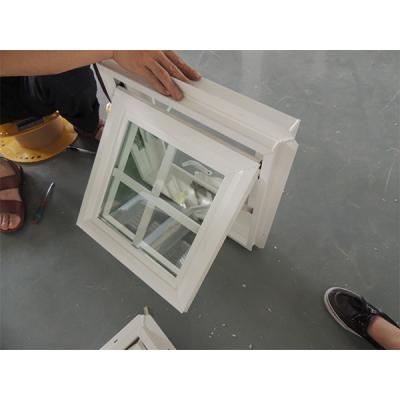 China Outward Crank UPVC Awning Window Top Hung OEM for sale