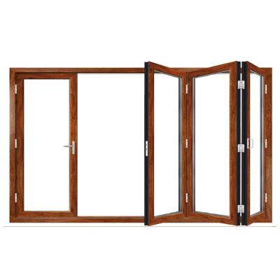 China Puertas de ventanas plegables impermeables EPDM Balcón exterior en venta