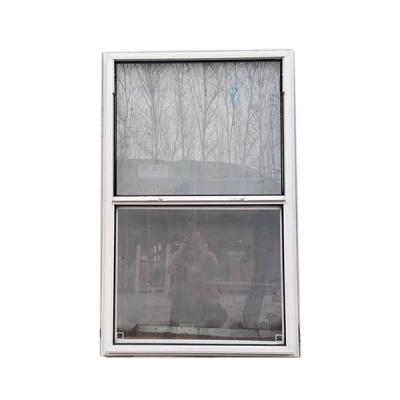 China White Vinyl 48x48 Single Hung Window With Net Screen for sale