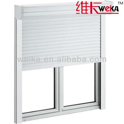 中国 アルミロール ルーヴル 窓ガラスのブラインド シェード インテリア 販売のため