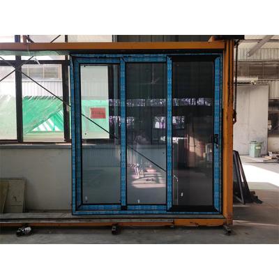 China ODM UPVC Double Glazed Bay Window PVC Balcony Doors Hurricane Impact for sale