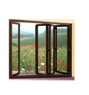 China Vinyl UPVC Aluminium Folding Window Doors Contemporary ODM for sale