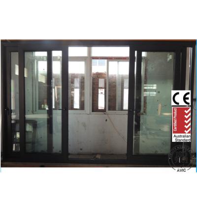 China Gran marco delgado ventanas de PVC de doble acristalamiento de alta calidad en venta