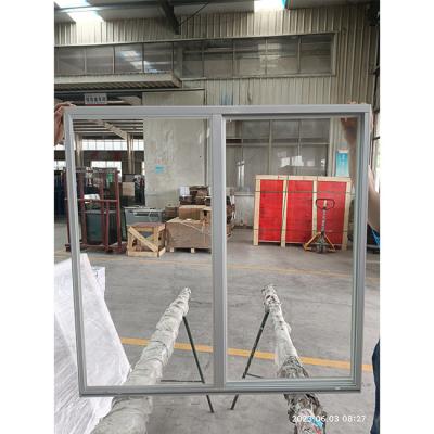 China Horizontal Vinyl Sliding Window Flush Casement Upvc Windows Aluminum Frame for sale
