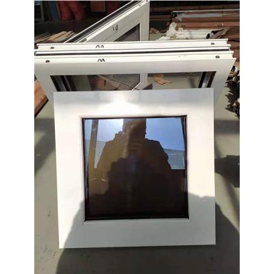 China White Aluminum Mini Top Hung Window With Reflective Glass Project Awning for sale