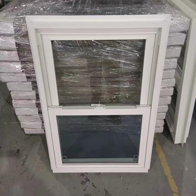 China New Product 78mm Series Upvc Double Hung Window Vinyl Plastic Price for sale