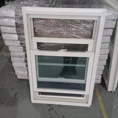China 78 Series Upvc Double Hung Window 3.0 Inch Frame American Style for sale