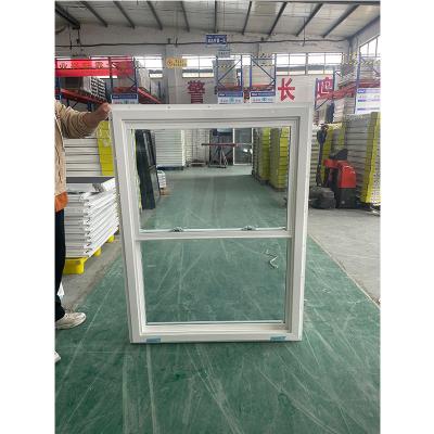 China WEIKA Customized Interior Residential Vinyl Double Hung Window UPVC for sale