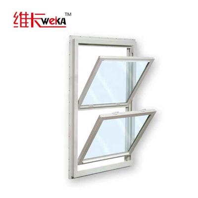 Cina Double Hung Window UPVC Up And Down Sliding Home Slide American in vendita