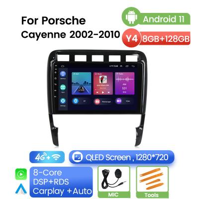 China 9 polegadas Porsche Android Auto Porsche Cayenne 2002-2010 2+128GB Car Audio Stereo à venda