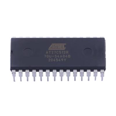 中国 マイクロチップの記憶IC AT27C512R-70PU DIP28記憶コントローラーIC 販売のため