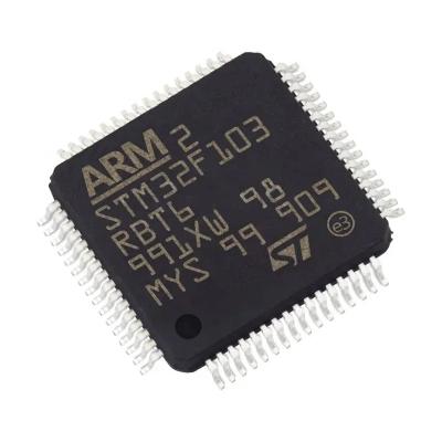 China STM32F103RBT6 LQFP64 Componentes electrónicos IC MCU microcontrolador Circuitos integrados STM32F103RBT6 en venta