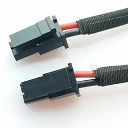 China molex 3.0 43025  1*2P to 2*1P cable assembly  1007 20AWG with tape wire harness for sale