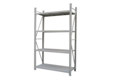 China Customized Pitch 50mm Metal Warehouse Storage Shelves Grade I steel for sale