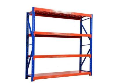 China Warehouse Pallet 4 Tier Industrial Rack Heavy Duty Metal Shelf for sale