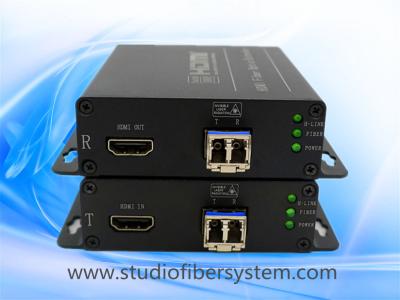 China 4K HDMI fiber converters for 1CH uncompressed 4096 × 2160 @ 30HZ 4K HDMI signal over 2LC Fiber to 10KM for sale