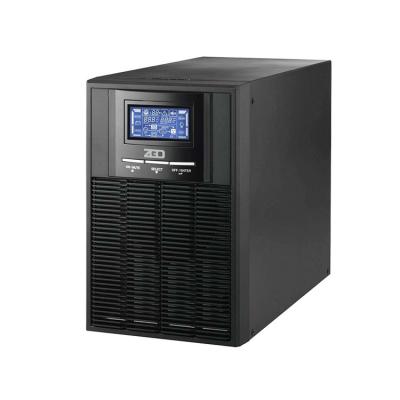 China Zero Conversion High Frequency Online UPS 3KVA Home UPS System Built In Battery for sale