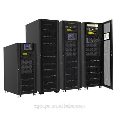 Chine 80KVA basse fréquence modulaire lève le système pendant 3 phases 380V/400V/415V UPS à vendre
