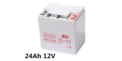 中国 家の太陽電池パネルのための密封されたタイプ24AH 12V UPSの鉛酸蓄電池 販売のため