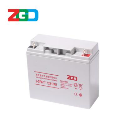 China 17AH 12V Sealed UPS Battery , UPS Rechargeable Lead Acid Battery for sale