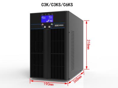 China Double Conversion 2.4kW 3kva Smart Ups Data Center Ups System for sale