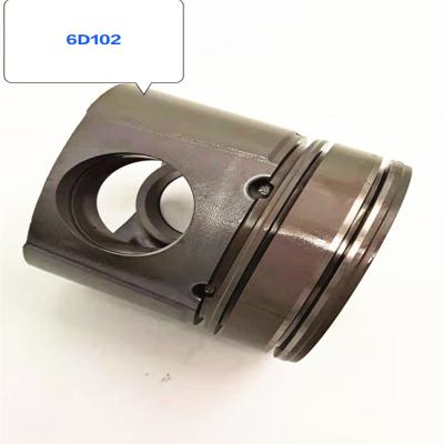 China High Abrasion Resistance Excavator Engine Repair Parts Piston For 6D102 for sale