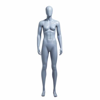 China Fiberglass female clothes display sport mannequin full body standing mannequin with shoulder for sale