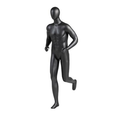 China Casual Jogging Full Body Male Mannequin Matte Fiber Glass Model for sale