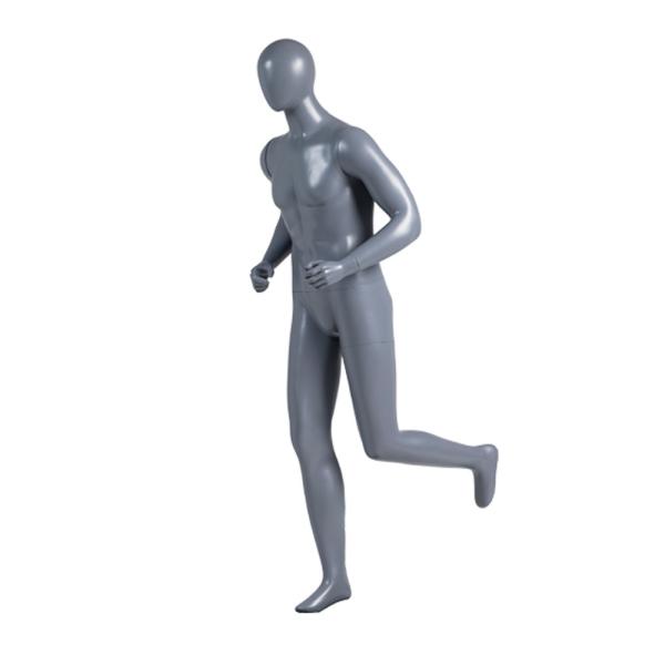 Quality Casual Jogging Full Body Male Mannequin Matte Fiber Glass Model for sale