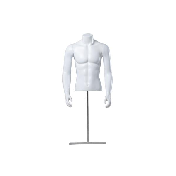 Quality Black White Headless Male Mannequin Display Armless For Showcase Muscles for sale