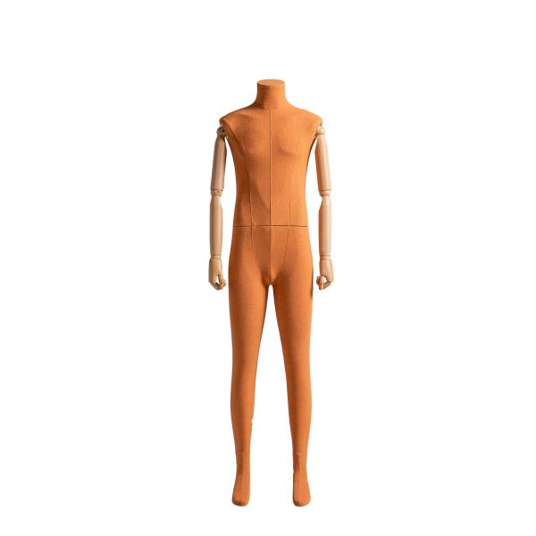 Quality Headless Electroplated Male Full Body Mannequin Stand Upright Various Colors for sale