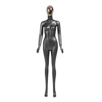 Quality Electroplated Face Female Standing Mannequin , Matte Spray Female Display Mannequin for sale